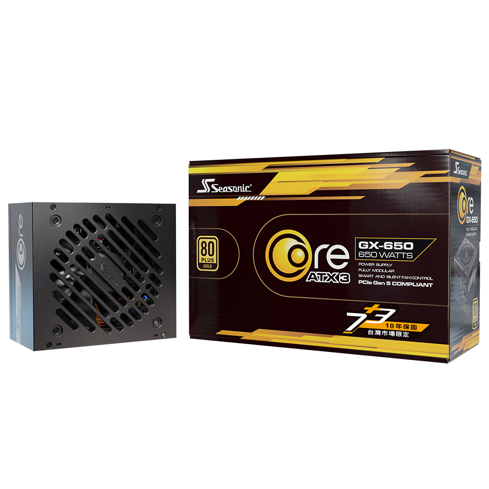 海韻 Seasonic ATX3 CORE GX-650 金牌全模