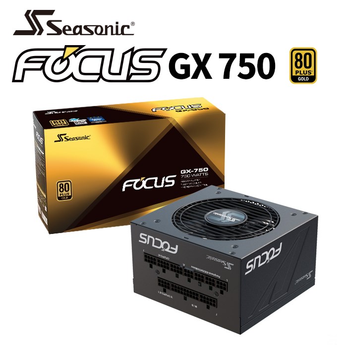 海韻,電源供應器,FOCUS,750W,金牌 全模