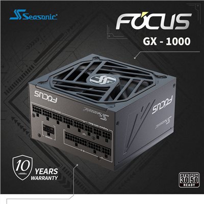 海韻 Seasonic FOCUS GX-1000 ATX3.0 電源供應器 金牌/全模