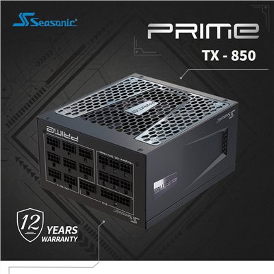 海韻 Seasonic PRIME TX-850 電源供應器 鈦金/全模