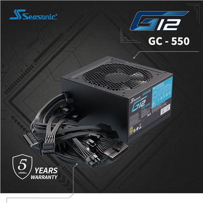 海韻 Seasonic G12 GC-550 電源供應器 金牌/直出